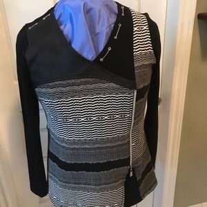 Stylish Black and Gray Women's Sweater
